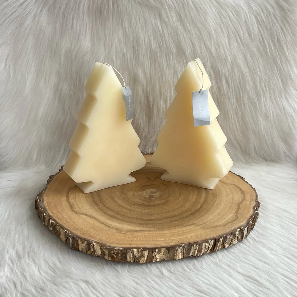 NWT West Elm large bougie tree candles